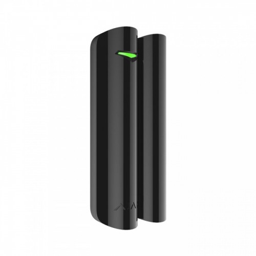 Ajax DoorProtect Plus (Black) Ασύρματος μαγνητικός ανιχνευτής πόρτας και παραθύρου με αισθητήρα κλίσης και κραδασμών