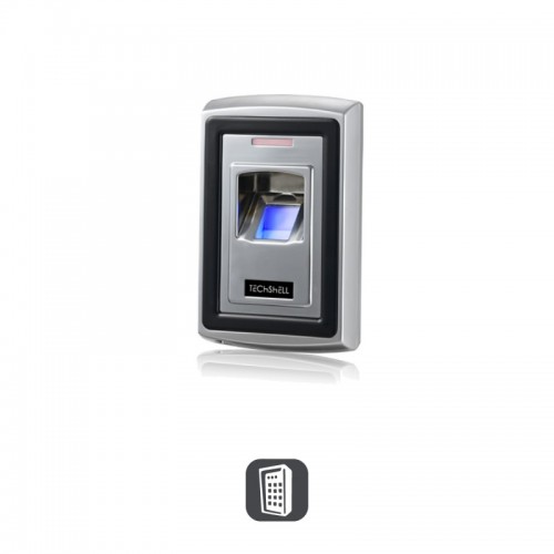TECHSHELL F1 keypad Αυτόνομο συστημα ελέγχου προσβασης με δακτυλικο αποτύπωμα. Βαθμός Στεγανότητας IP44. Περίβλημα Αντιβανδαλιστικής Προστασίας. 1Προγραμματιζόμενη Έξοδος Relay.