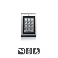 TECHSHELL K1W keypad Αυτόνομο συστημα ελέγχου προσβασης με φωτιζόμενο πληκτρολόγιο LED πολλαπλών χρωματικών ενδείξεων