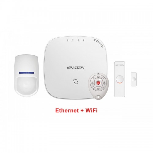 DS-PWA32-NKT Kit αποτελούμενο από 1x ασύρματη κεντρική μονάδα DS-PWA32-HR(White) με ενσωματωμένο LAN, WiFi και ProxReader σε λευκό χρώμα