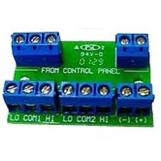 PW DB-4 Πλακέτα καλωδίωσης 4 ζωνών με 3 καλώδια για πίνακες CROW.Διαθέτει ενσωματωμένες τις αντιστάσεις διπλασιασμού.