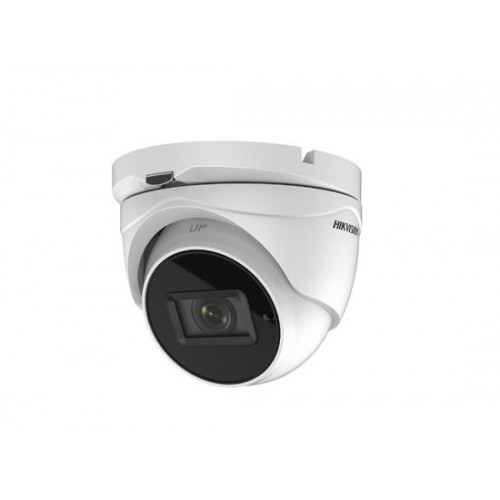 DS-2CE79U8T-IT3Z Κάμερα Dome (τύπου turret) HDTVI 8MP (4K) EXIR 2.0, εξωτερικού χώρου, με τηλεχειριζόμενο φακό motorized zoom 2.8~12mm (γωνία θέασης 108.1°~45.6°) auto focus, υπέρυθρο φωτισμό Smart IR εμβέλειας ως 80 m
