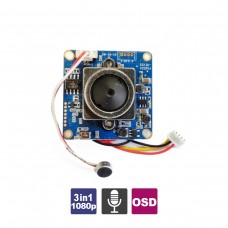 JBF-501 Module κάμερας (πλακέτα) pinhole 3 in 1, με επιλεγόμενη έξοδο HDTVI/AHD/CVBS