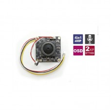 JBF-504 Module κάμερας (πλακέτα) pinhole 4MP, 4 in 1, με επιλεγόμενη έξοδο HDTVI/CVI/AHD/CVBS και ενσωματωμένο μικρόφωνο, που μπορεί να χρησιμοποιηθεί σαν κρυφή κάμερα ή για οποιαδήποτε άλλη χρήση
