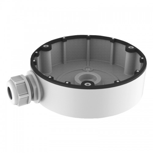 DS-1280ZJ-DM8 Μεταλλική βάση – κουτί συνδέσεων για mini Dome κάμερες σειράς DS-2CD23, διαμέτρου περίπου 140 mm, (διάμετρος x ύψος) 127 x 35 mm.