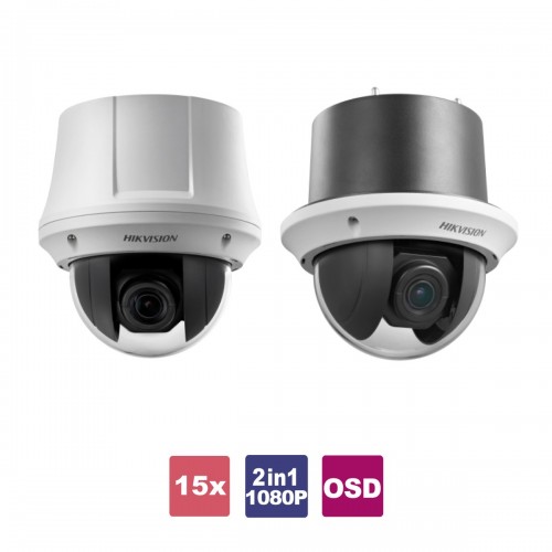 DS-2AE4215T-D3(C) Κάμερα Speed Dome HDTVI 1080p νέας γενιάς, εσωτερικού χώρου, 1/2.8"
