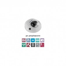 DS-2CD2523G0-IWS 2.8 Ασύρματη-ενσύρματη δικτυακή κάμερα mini Dome 2MP, εσωτερικού / εξωτερικού χώρου