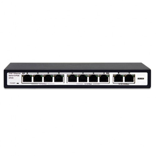 FS-S1004EP-E Ethernet Switch 6 Port 10/100, of which 4 x PoE 30 W max and 2 x UPLINK