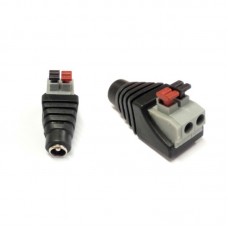 DC FEMALE PRESS FIT Αντάπτορας DC αρσενικό (πλευρά κάμερας) σε κλέμα press fit, για ευκολότερη ακόμη σύνδεση τροφοδοσίας.