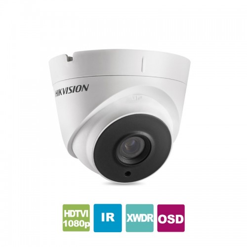  DS-2CE56D8T-IT3F 3.6  Κάμερα Dome (τύπου turret) HDTVI 1080p EXIR 2.0, εξωτερικού χώρου