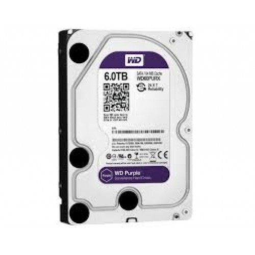 WD60EZRZ Σκληρός δίσκος SATA 6ΤB, ειδικός για CCTV και 24ωρη συνεχή λειτουργία.