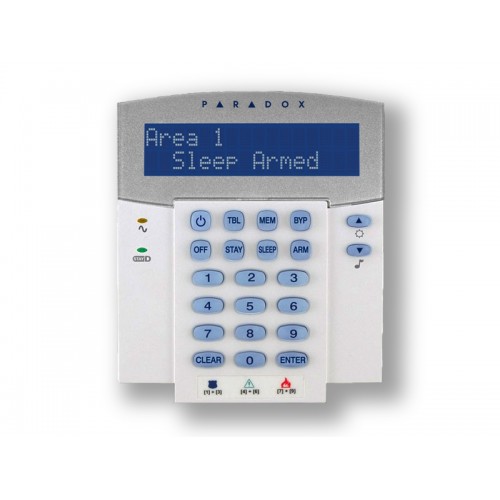 Paradox K32LX 32 χαρακτήρων LCD πληκτρολόγιο με ενσωματωμένο πομποδέκτη  