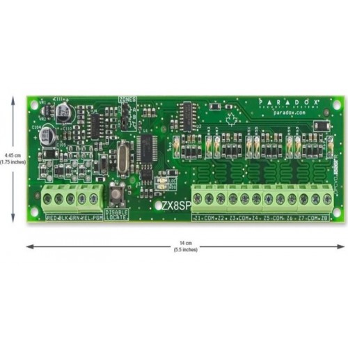 Paradox ZX8SP Module επέκτασης 8 ζωνών