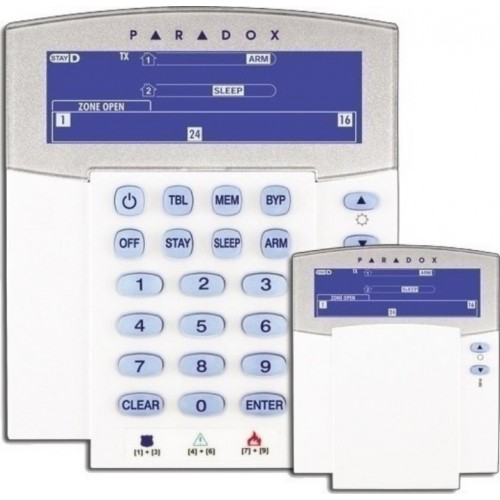 Paradox K37 32 ζωνών Icon LCD ασύρματο πληκτρολόγιο Paradox K37 32 ζωνών Icon LCD ασύρματο πληκτρολόγιο