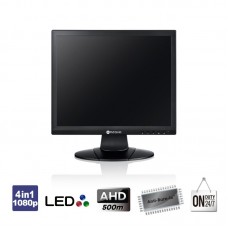 SC-17AH Επαγγελματικό surveillance monitor 17’’ (4:3), Led Backlit TFT LCD, 1280 x 1024 (SXGA), με αναλογική είσοδο (BNC) και έξοδο (loop through) 3in1 (TVI/AHD/CVBS) ως 1080p.