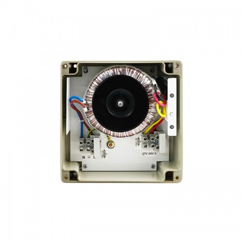 PSACH01244 Τροφοδοτικό 24 VAC & 4A / 27 VAC & 3.7A, με τοροειδή μετασχηματιστή, διακόπτη tamper, στεγανό IP65 για εξωτερική τοποθέτηση, κατάλληλο και για κάμερες speed dome, (Π?Β?Υ) 160?90?160 mm.