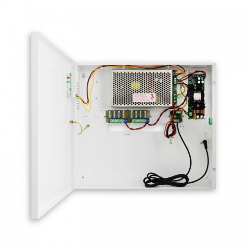PSUPS10A12C Τροφοδοτικό UPS, 12VDC & 11A (στους 30°C*) ή 8 A (στους 40°C), χωριστές έξοδοι τροφοδοσίας για καταγραφικό (12V/DC5A) και για 8 κάμερες (8x0,6A/9.5~13.8VDC ρυθμιζόμενη) με χωριστή ασφάλεια 1A σε κάθε έξοδο.