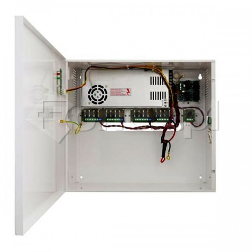 PSUPS20A12E Τροφοδοτικό UPS, ικανό να προσφέρει αυτονομία αρκετών ωρών σε ένα σύστημα CCTV, 13.8 VDC & 20 Α,