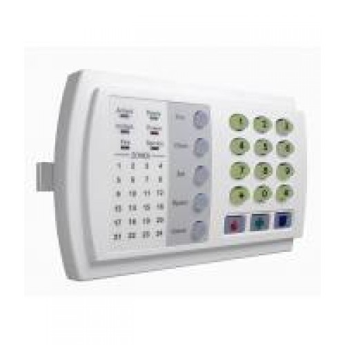 NX-124-GR Πληκτρολόγιο 24 ζωνών με LED και φωτιζόμενα πλήκτρα. 