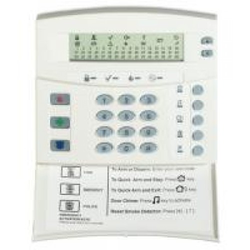 NX-1348 ICON Πληκτρολόγιο 48 ζωνών με πορτάκι και fixed αριθμητικούς χαρακτήρες ζωνών.