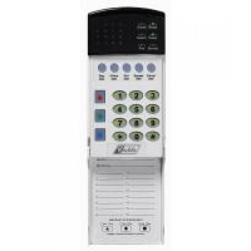 NX-1516-GR Πληκτρολόγιο 16 ζωνών με LED, φωτιζόμενα πλήκτρα και πορτάκι. Κάθετης στήριξης. Μέγιστη κατανάλωση 110mA.