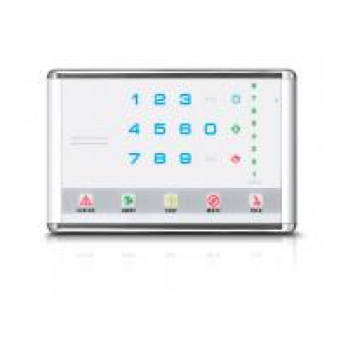 NX-1813E Λεπτό πληκτρολόγιο LED 8 ζωνών με πλήκτρα αφής και φωνητική καθοδήγηση για πίνακες σειράς NX (V2).