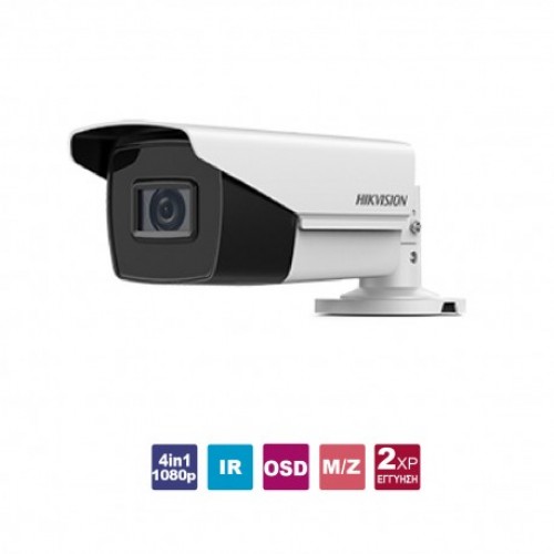 DS-2CE19D0T-IT3ZF Κάμερα Bullet 4in1 1080p, εξωτερικού χώρου, με επιλεγόμενη έξοδο HDTVI/CVI/AHD/CVBS