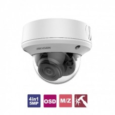 DS-2CE5AH0T-VPIT3ZF Κάμερα Dome (τύπου turret), 4in1 5MP, με επιλεγόμενη έξοδο HDTVI/CVI/AHD/CVBS