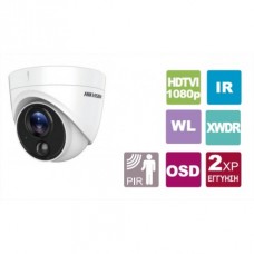 DS-2CE71D8T-PIRL 2.8 Κάμερα Dome (τύπου turret) HDTVI 1080p EXIR 2.0, εξωτερικού χώρου, με σταθερό ευρυγώνιο φακό 2.8 mm 