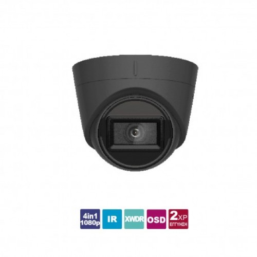 DS-2CE78D3T-IT3F2.8G Κάμερα Dome (τύπου turret), 4in1 1080p, εξωτερικού χώρου, με επιλεγόμενη έξοδο HDTVI/CVI/AHD/CVBS