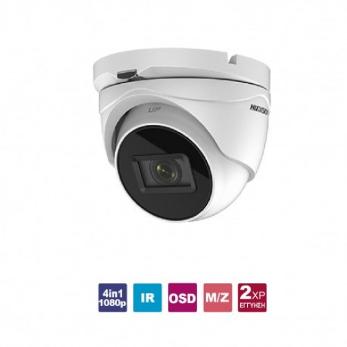 DS-2CE79D0T-IT3ZF Κάμερα Dome 4in1 1080p, εξωτερικού χώρου, με επιλεγόμενη έξοδο HDTVI/CVI/AHD/CVBS