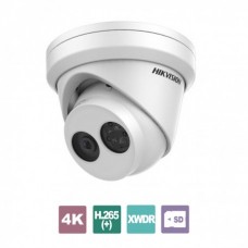 DS-2CD2385FWD-I(B) 2.8 Δικτυακή κάμερα Dome (τύπου turret) 8MP (4Κ) τεχνολογίας DarkFighter, εξωτερικού χώρου