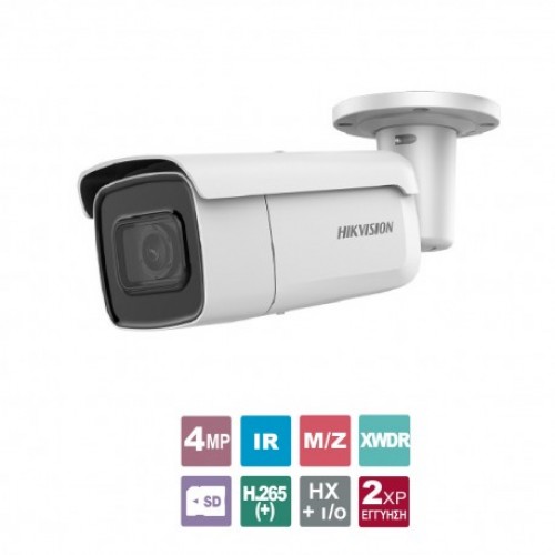 DS-2CD2643G1-IZS Δικτυακή κάμερα Bullet 4MP, εξωτερικού χώρου, τηλεχειριζόμενος φακός
