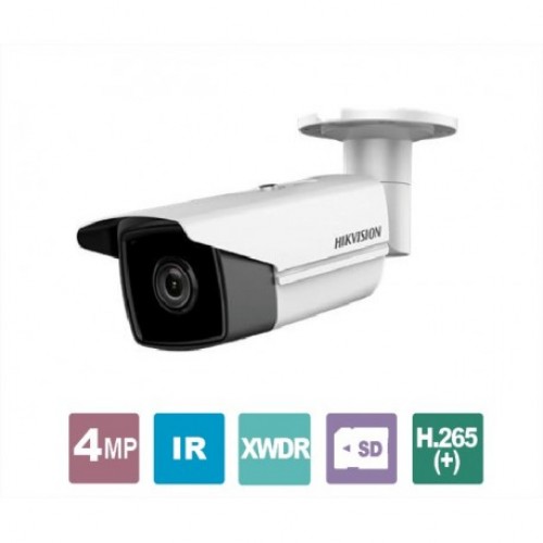 DS-2CD2T45FWD-I8 4mm Δικτυακή κάμερα Bullet 4MP εξωτερικού χώρου, ως ανωτέρω, τεχνολογία DarkFighter