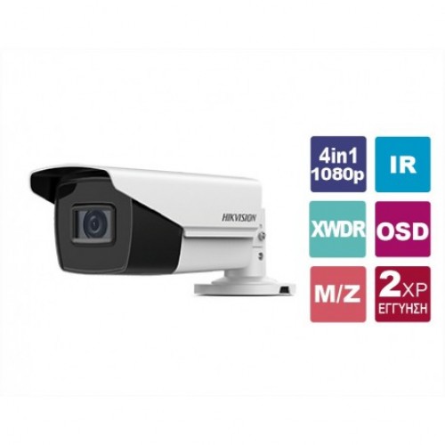 DS-2CE19D3T-IT3ZF Κάμερα Bullet 4in1 1080p, εξωτερικού χώρου, με επιλεγόμενη έξοδο HDTVI/CVI/AHD/CVBS