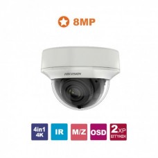 DS-2CE79U1T-IT3ZF Κάμερα Dome (τύπου turret), 4in1 8MP (4K), εξωτερικού χώρου, με επιλεγόμενη έξοδο HDTVI/CVI/AHD/CVBS