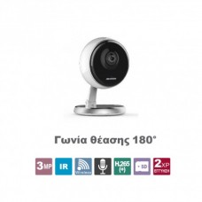 DS-2CV2U32G1-IDW Ασύρματη δικτυακή κάμερα Cube 3MP, μοναδικού design, εσωτερικού χώρου