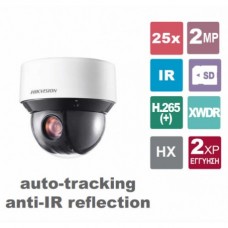 DS-2DE4A225IW-DE(B) Δικτυακή κάμερα mini IR Speed Dome 2MP full HD 1080p, EasyIP 3.0