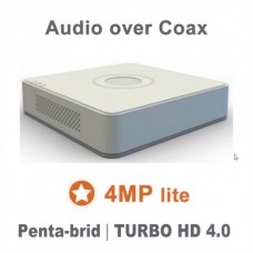 DS-7108HQHI-K1(S) 8 είσοδοι HDTVI απ' όλες τις κάμερες HDTVI, οποιασδήποτε σειράς, με ανάλυση 8MP ως 720p