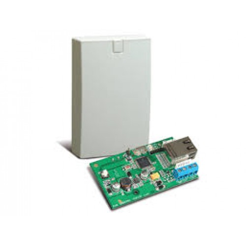 Runner TCP/IP LINK Module διασύνδεσης του πίνακα Runner με δίκτυο TCP/IP.Χρησιμοποιείται για προγραμματισμό, έλεγχο και μετάδοση σημάτων μέσω τοπικού δικτυού και μέσω internet. 