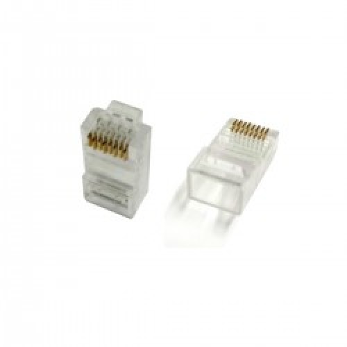 CAT6 CONNECTOR Ακροδέκτης (φις) δικτύου 8 επαφών, για καλώδιο UTP Cat6. CAT6 CONNECTOR Ακροδέκτης (φις) δικτύου 8 επαφών, για καλώδιο UTP Cat6.