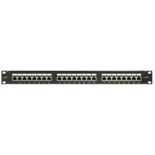 RP-F24V6 Patch Panel 24 ports για καλώδιο FTP Cat 6, για rack 19, ύψος 1U, περιλαμβάνονται εξαρτήματα στήριξης.