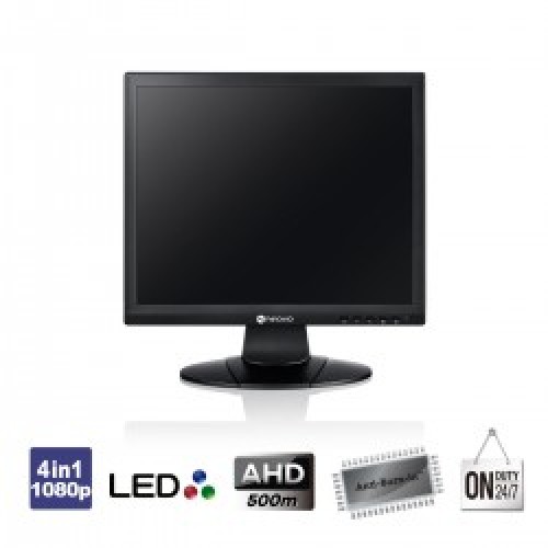 SC-19AH Επαγγελματικό surveillance monitor 19’’ (4:3), Led Backlit TFT LCD, 1280 x 1024 (SXGA), με αναλογική είσοδο (BNC) και έξοδο (loop through) 3in1 (TVI/AHD/CVBS) ως 1080p.